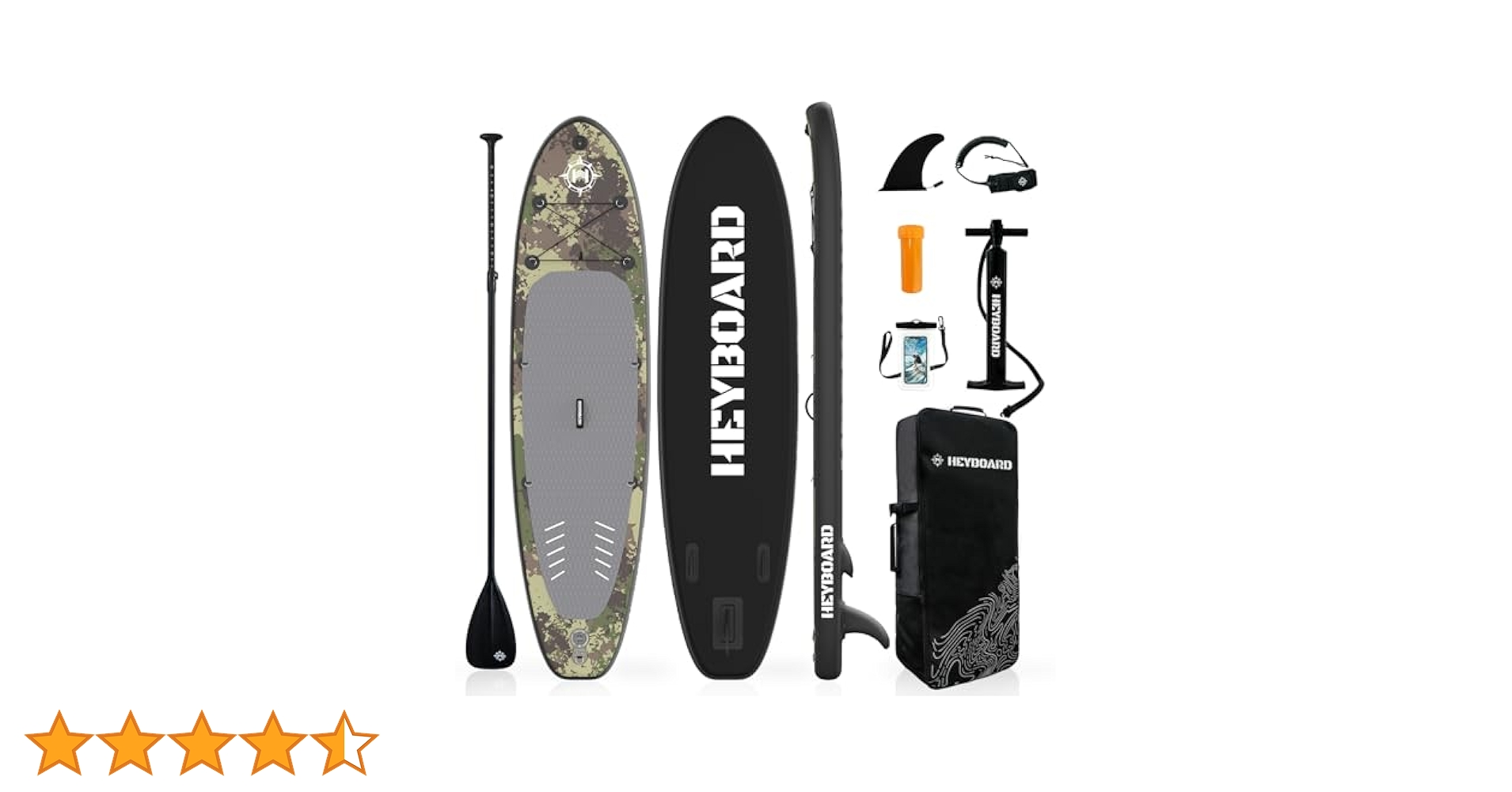 HEYBOARD Inflatable Stand Up Paddle Board 10'6